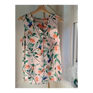 c&e | Floral Sleeveless Blouse